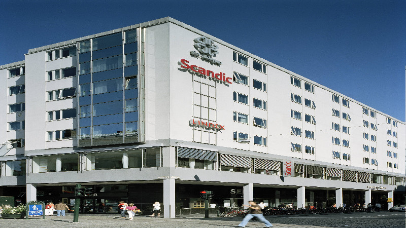 Receptionen på Scandic St Jörgen i Malmö